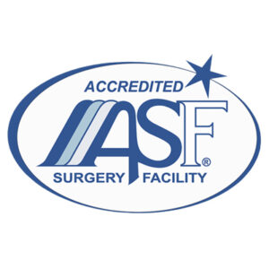 AAAASF Accredited Surgery Facility AAAASF accredited ambulatory surgery facility logo